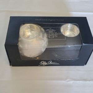 Oleg Cassini Hand Made Crystal Votives